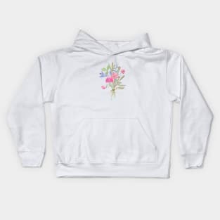 Bouquet of wild flowers Kids Hoodie